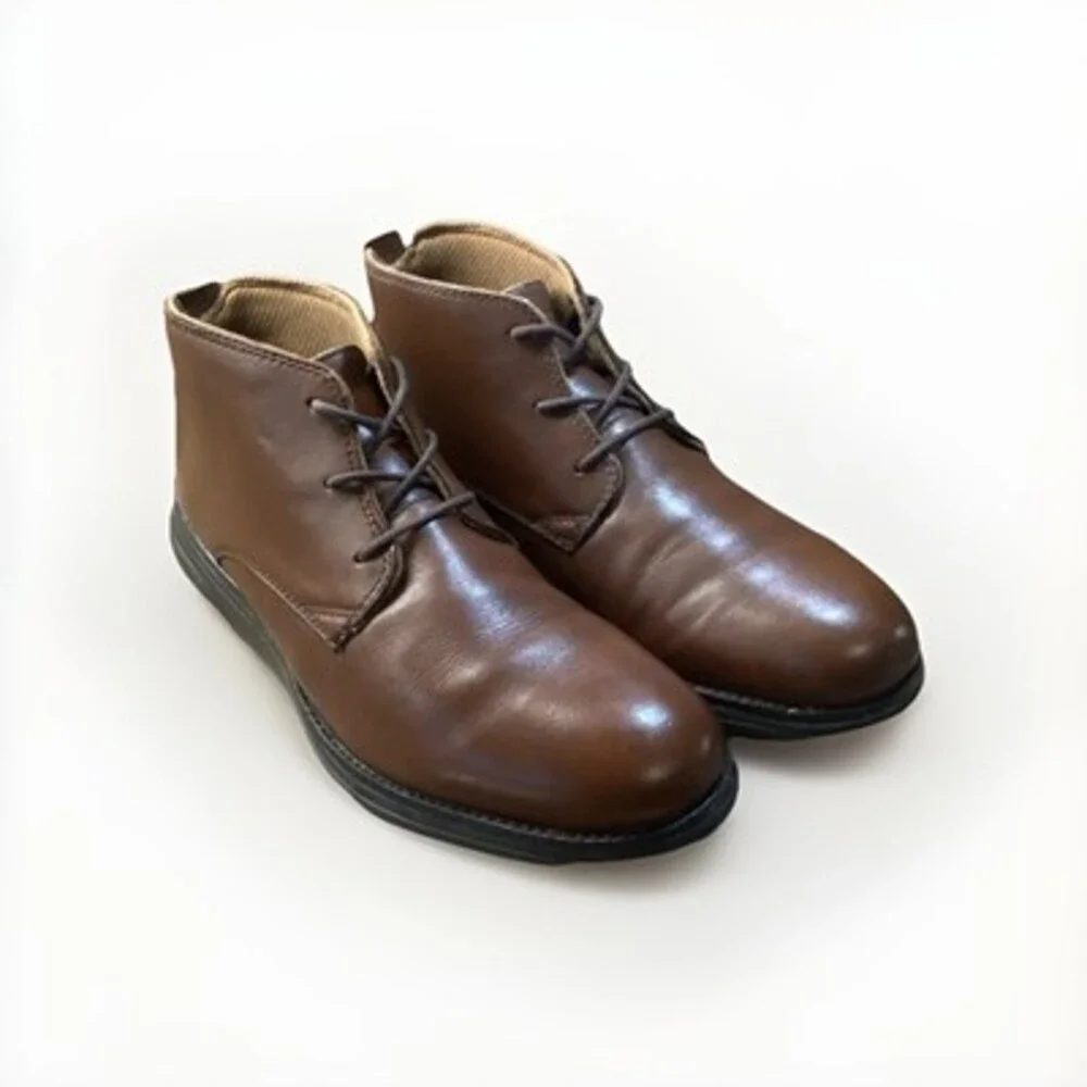 Kuru Mens Boots 9 Aalto Chukka Brown Mid Orthopedic Leather Ankle Arch Comfort